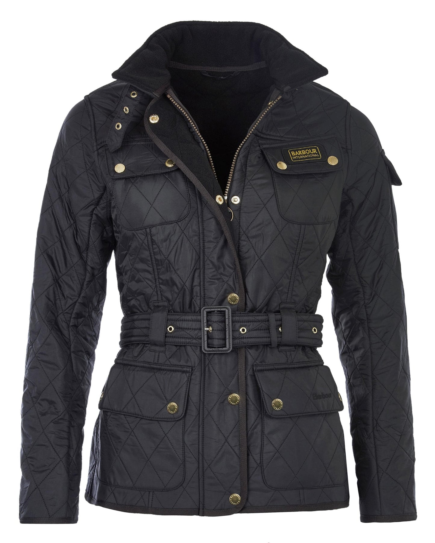 Barbour International Womens Polarquilt Jacket - Black/Black