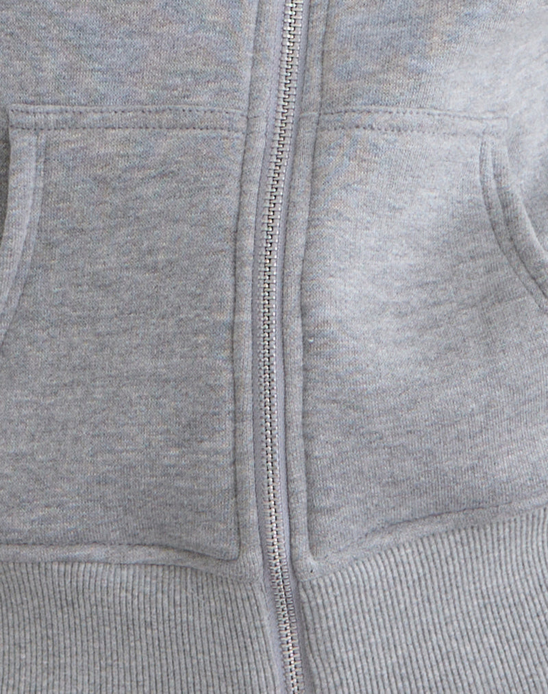 Airazo Bardot Sweater in Grey Marl