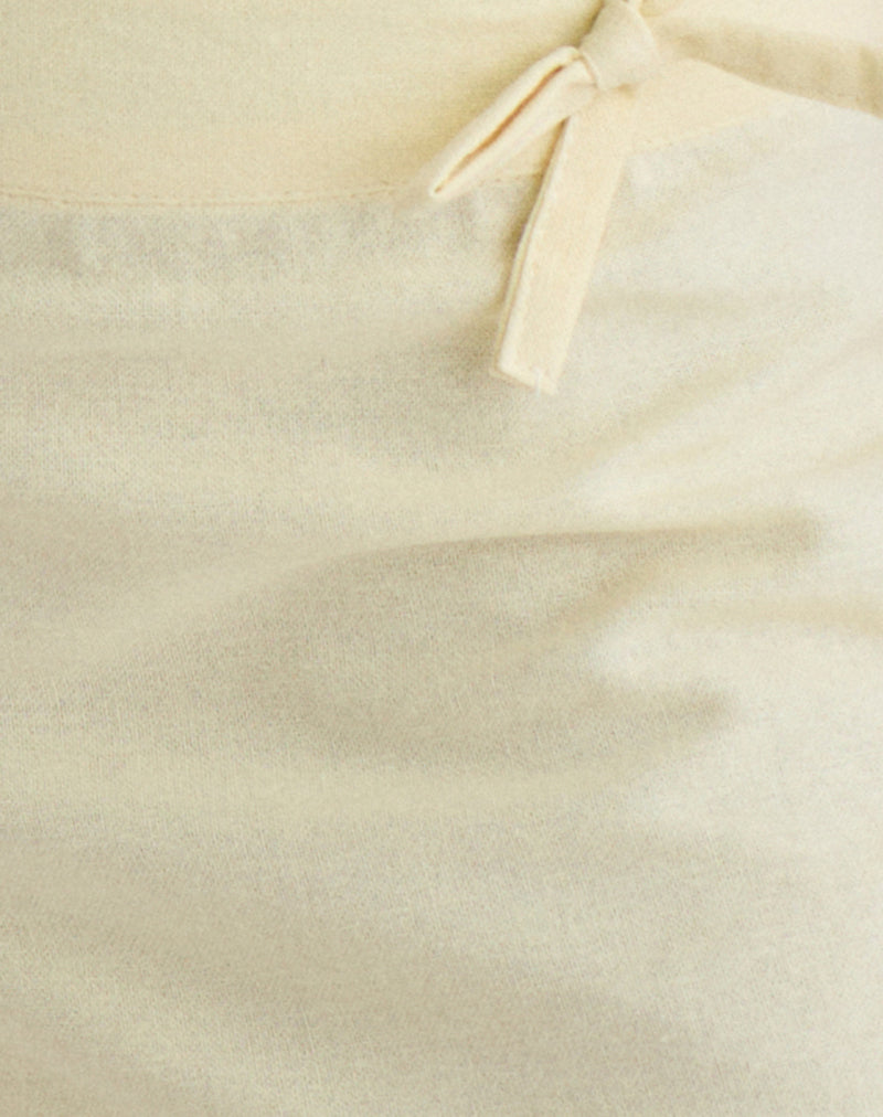 Blazy Tie Short in Lemon