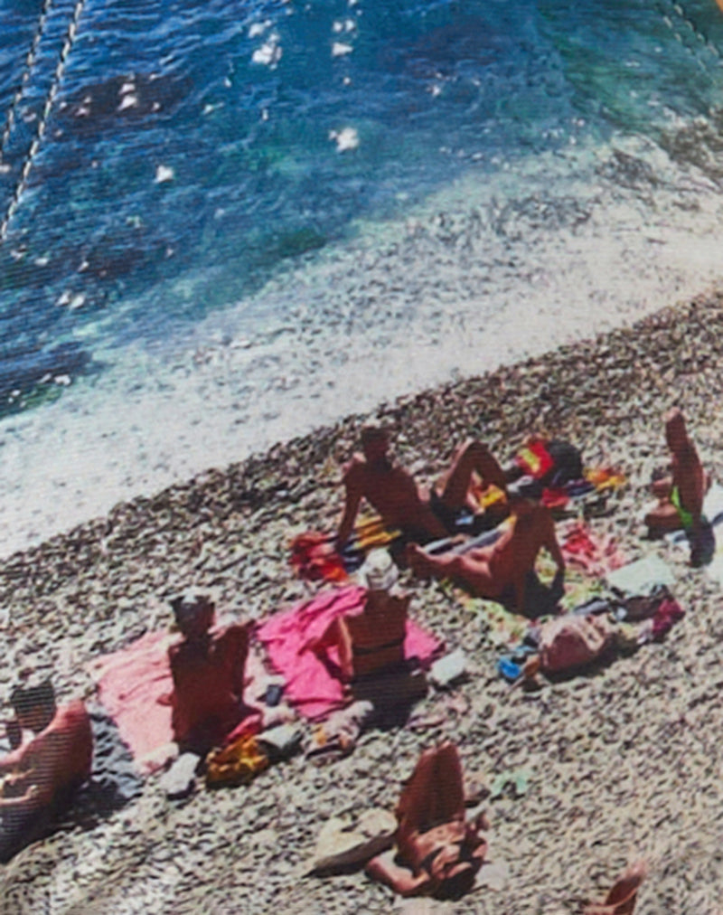 Pami Bikini Top in Azure Blue