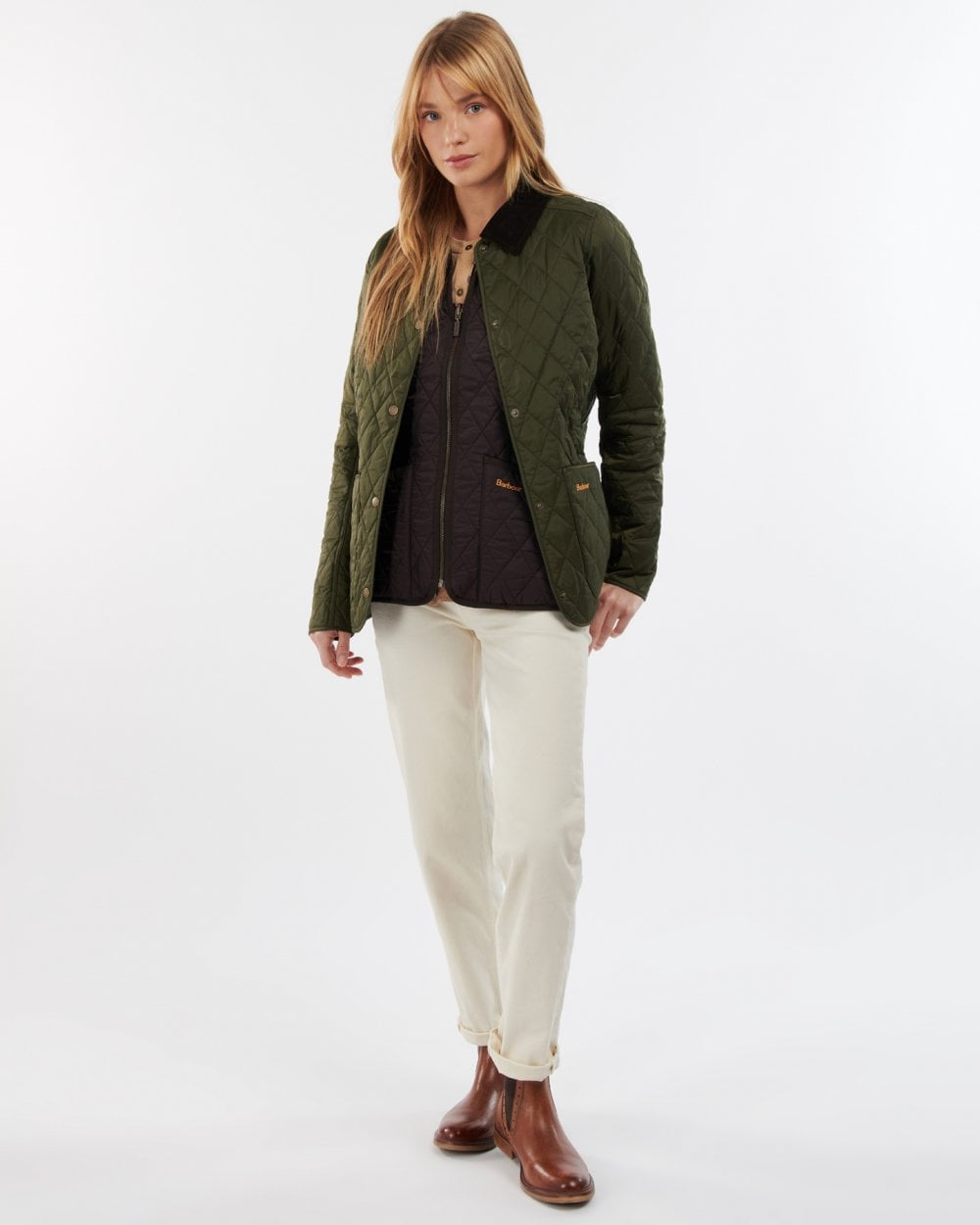 Barbour Annandale Quilted Womens Jacket - Olive