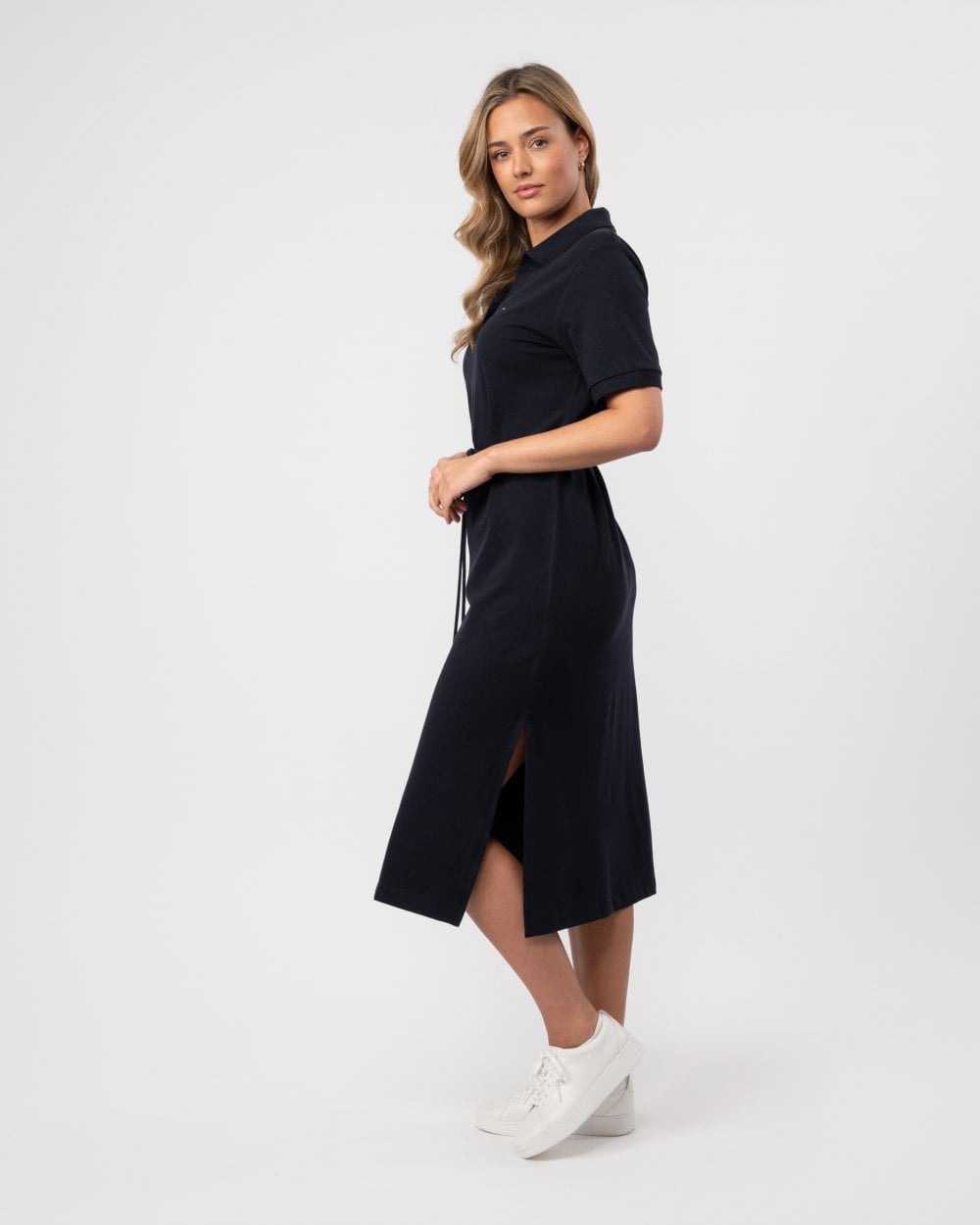 Tommy Hilfiger Open Placket Lyocell Womens Polo Dress