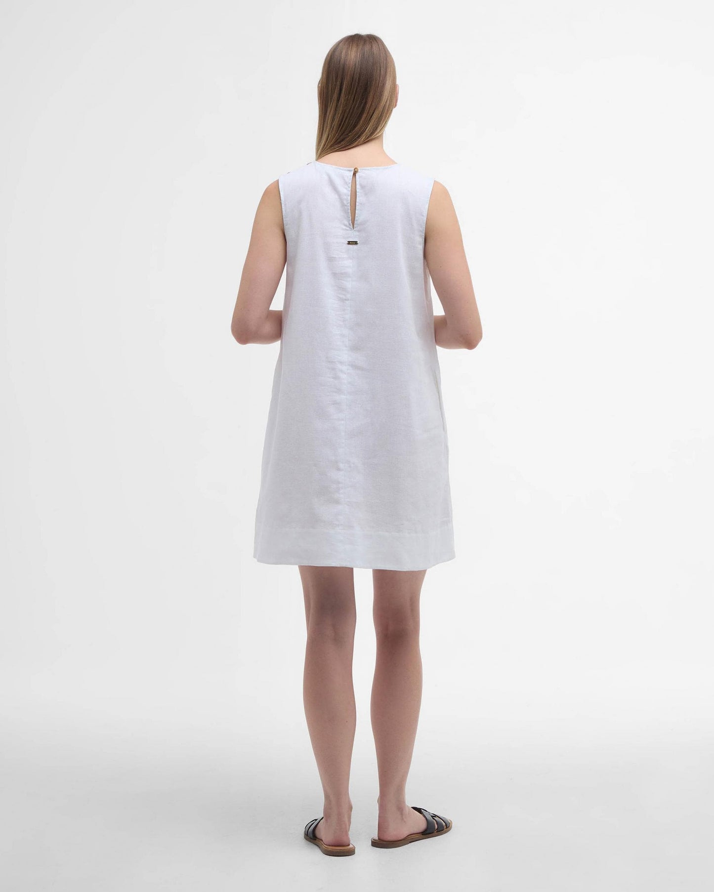 Barbour Lucy Womens Mini Dress - White