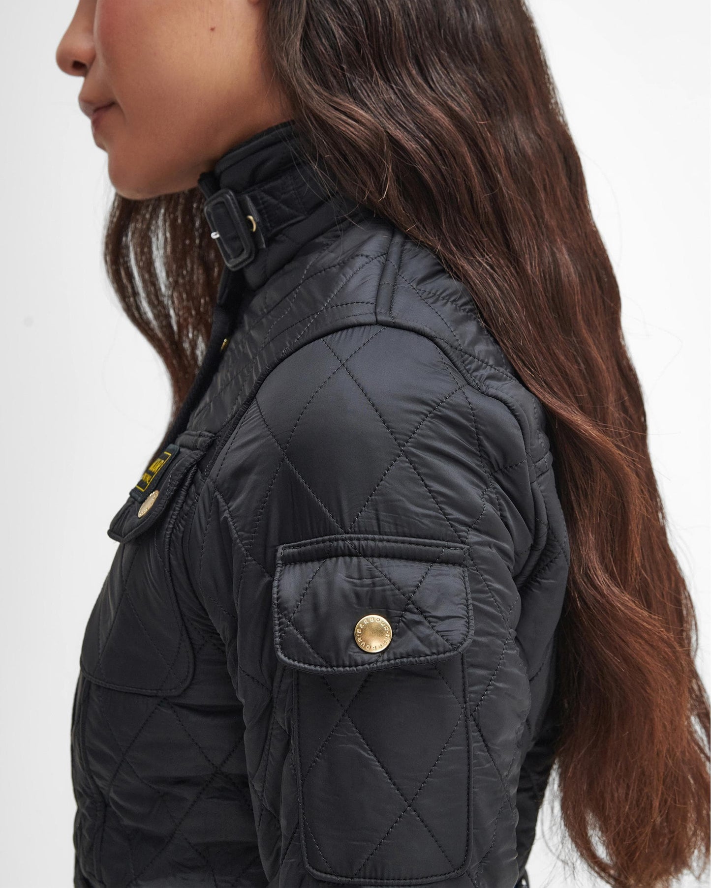Barbour International Womens Polarquilt Jacket - Black/Black