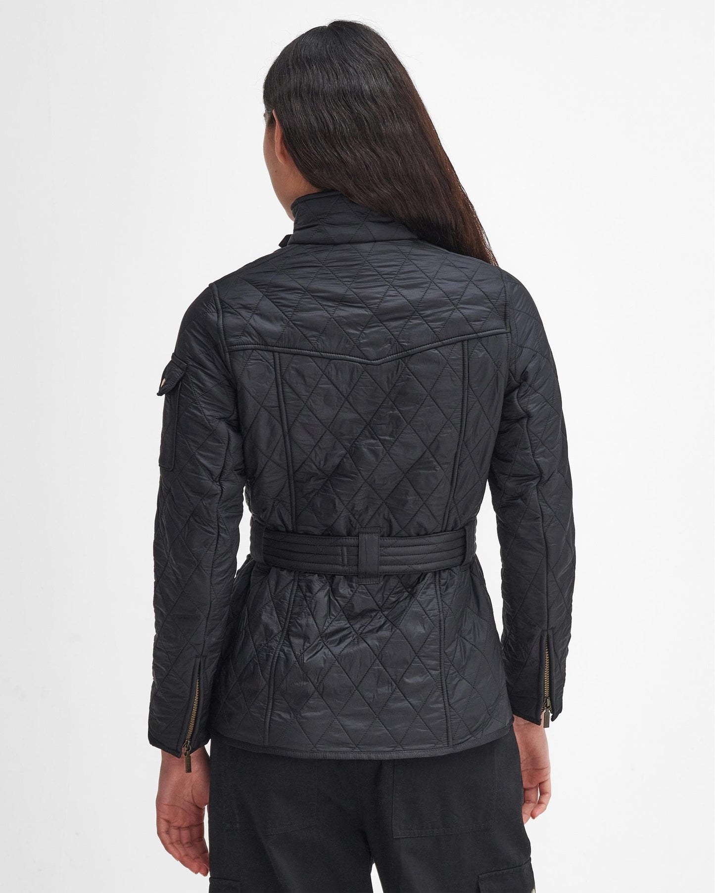 Barbour International Womens Polarquilt Jacket - Black/Black