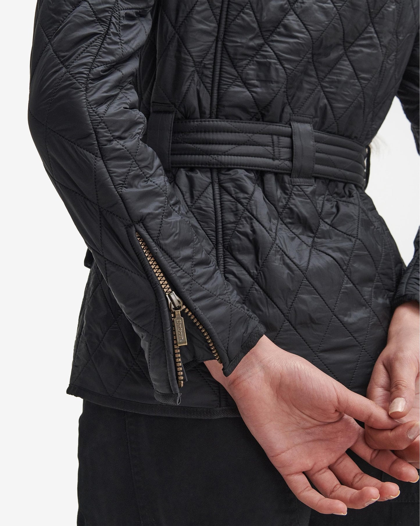 Barbour International Womens Polarquilt Jacket - Black/Black