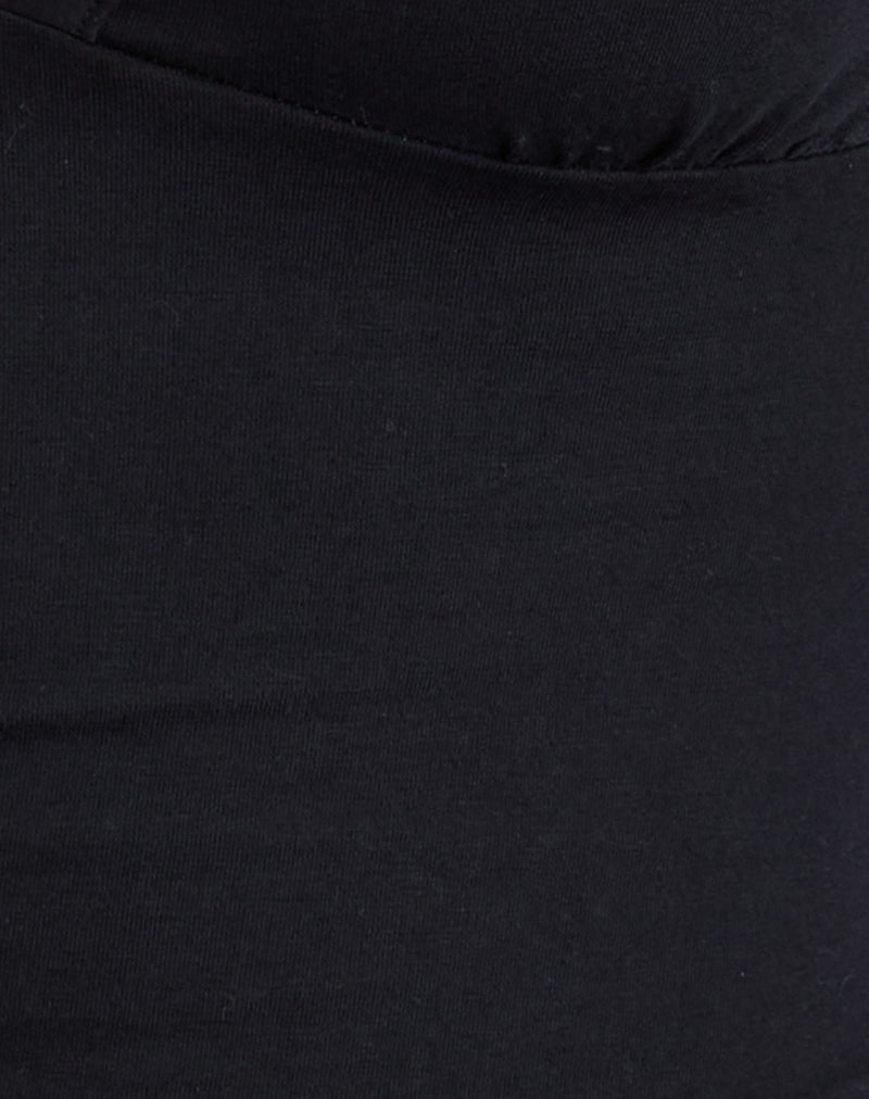 Emesy Long Sleeve Top in Black