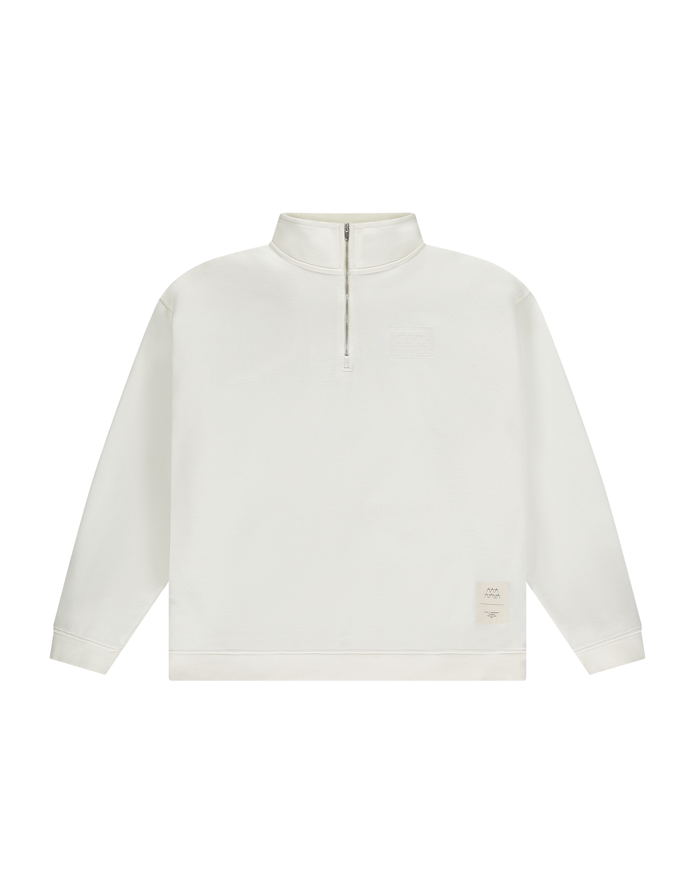 Half Zip Funnel Neck Sweatshirt