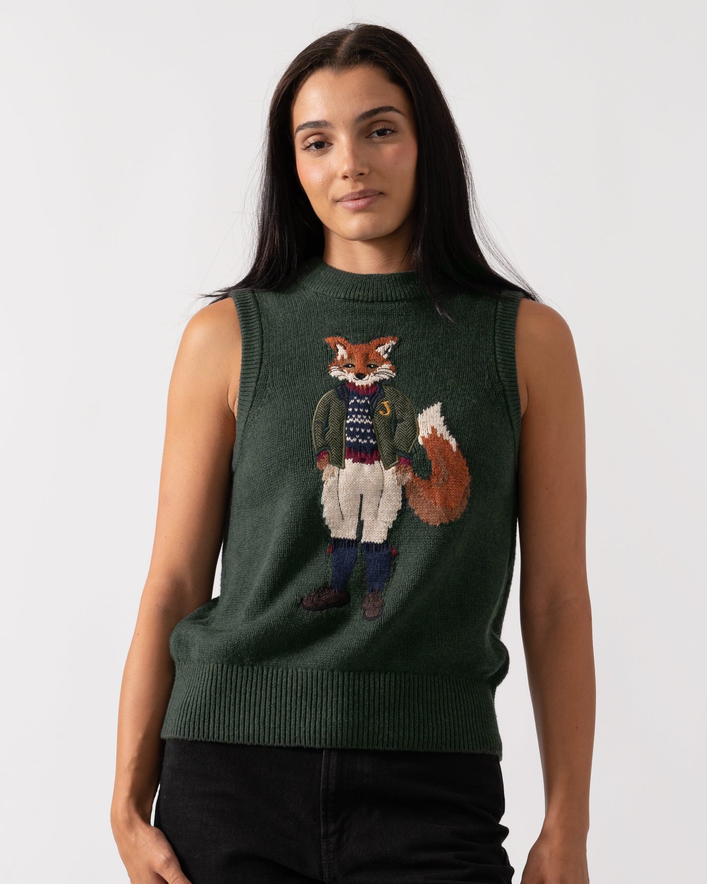 Joules Jonty Womens Tank Top - Green