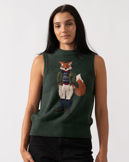 Joules Jonty Womens Tank Top - Green