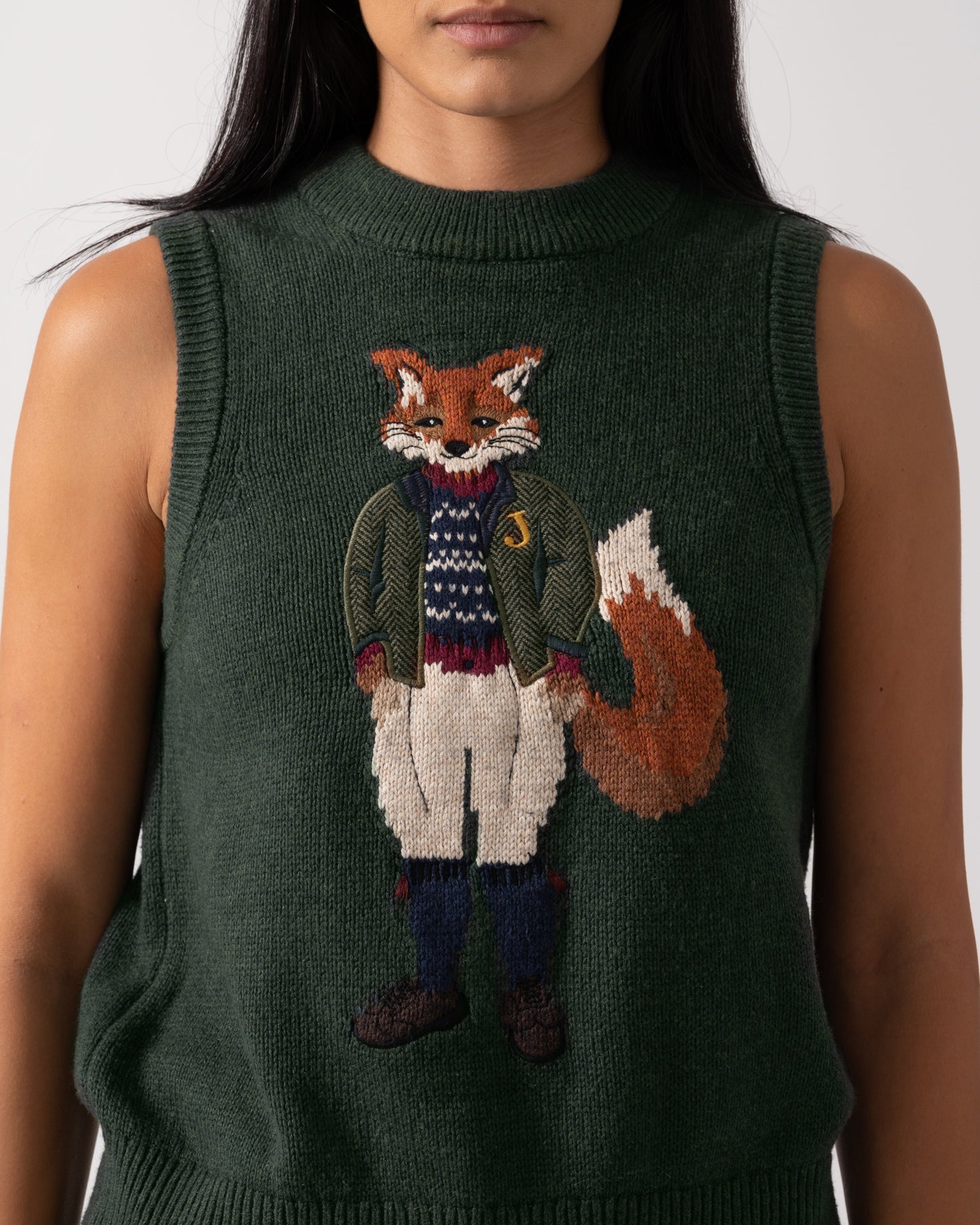 Joules Jonty Womens Tank Top - Green