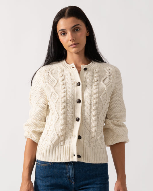 Joules Rafferty Womens Cardigan - Cream