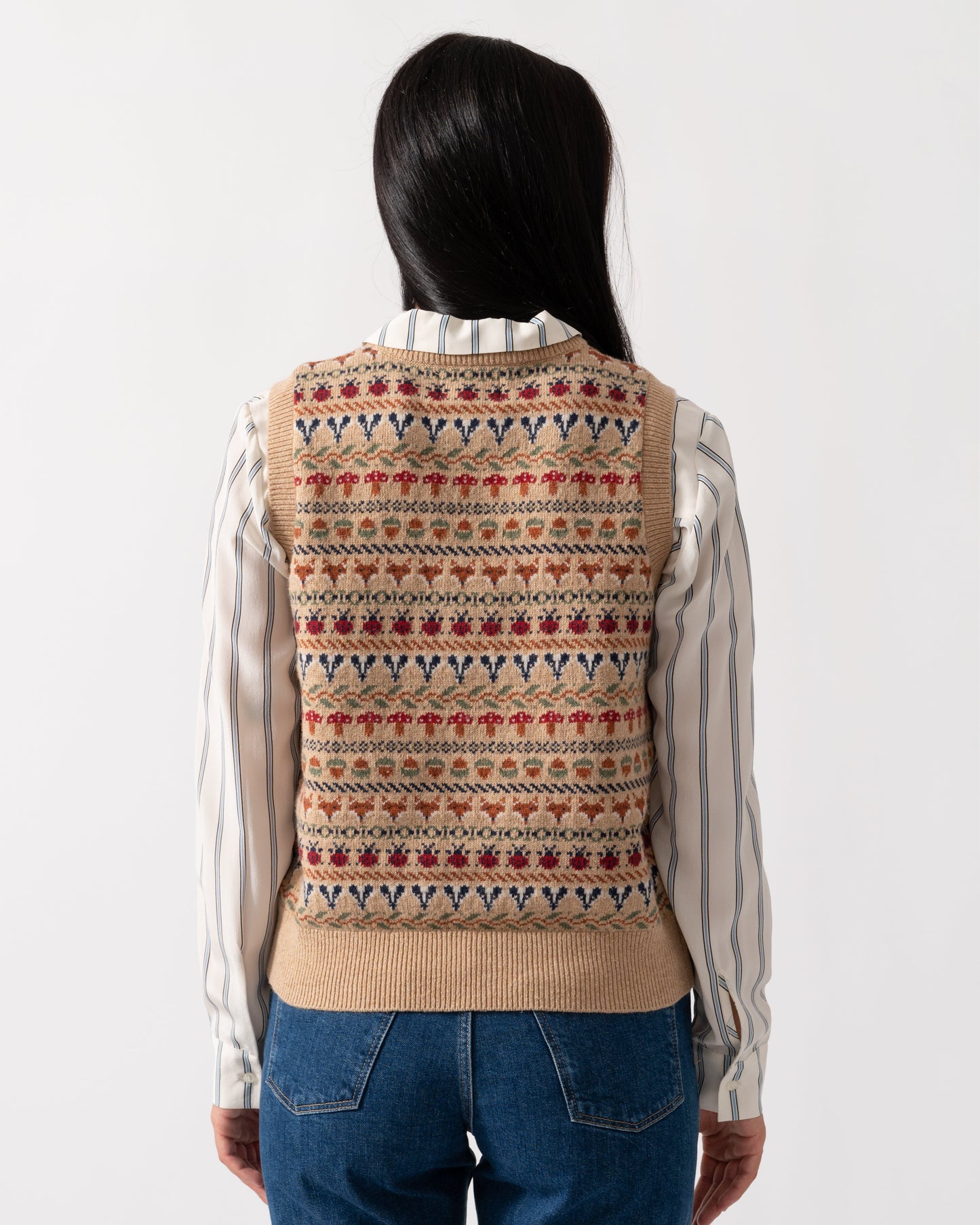 Joules Woodland Womens Tank Top - Oatmeal