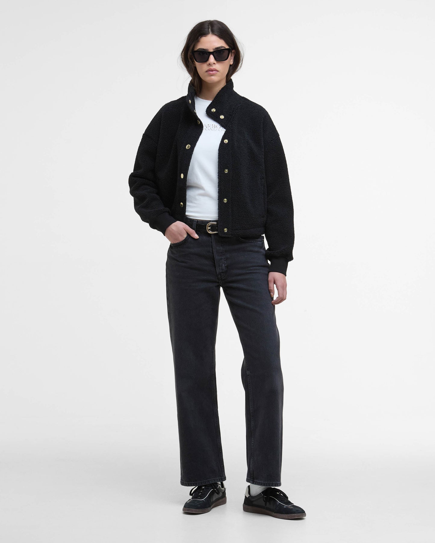 Barbour International Chloe Womens Fleece - Black